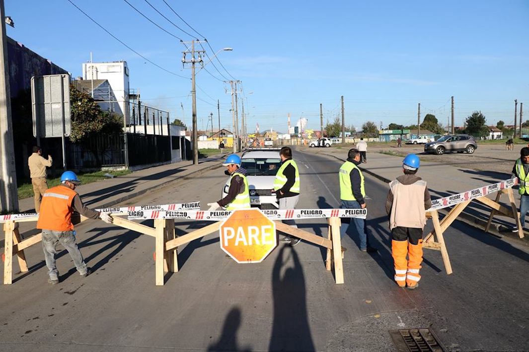 Vecinos se preparan para corte de 60 días en estratégico cruce Gaete