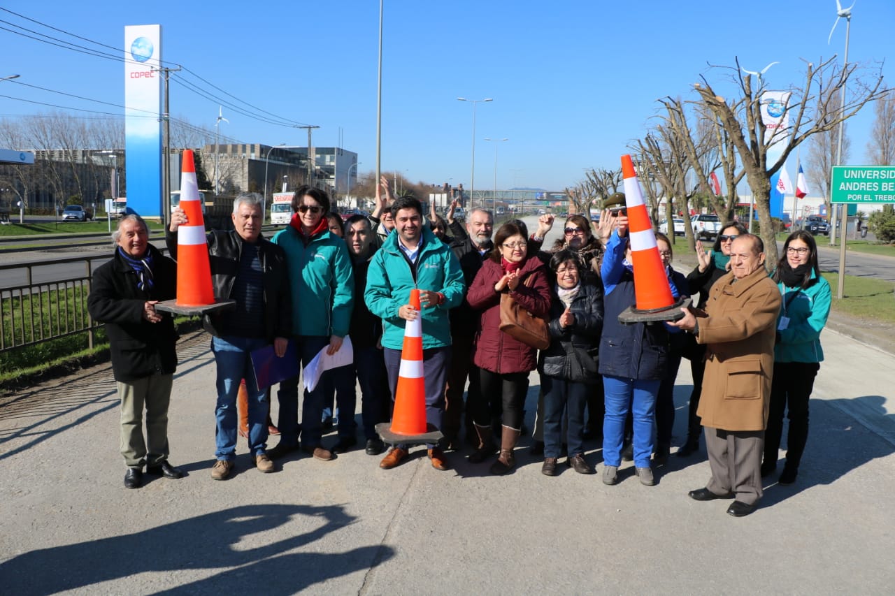 Tras una década de espera autopista Talcahuano Concepción vio restaurado uno de sus históricos hoyos