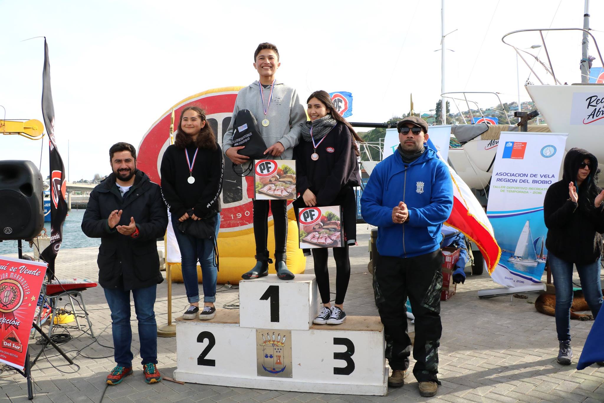 Regata de vela menor reúne en Talcahuano a deportistas de toda la zona centro sur de Chile