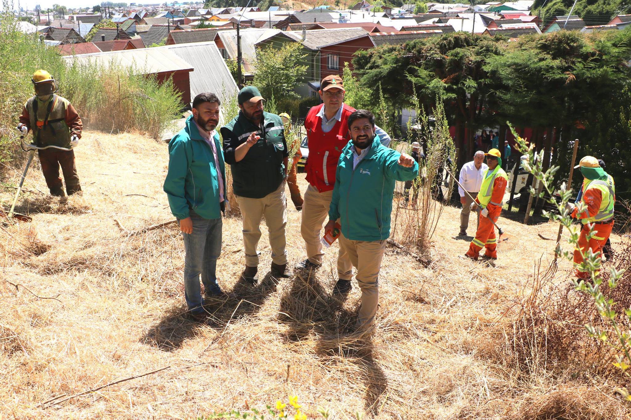Con operativo de limpieza y desmalezamiento Talcahuano busca prevenir incendios forestales