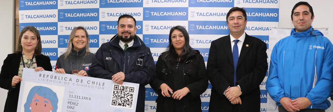 Talcahuano comienza a entregar nueva Licencia de Conducir digital 
