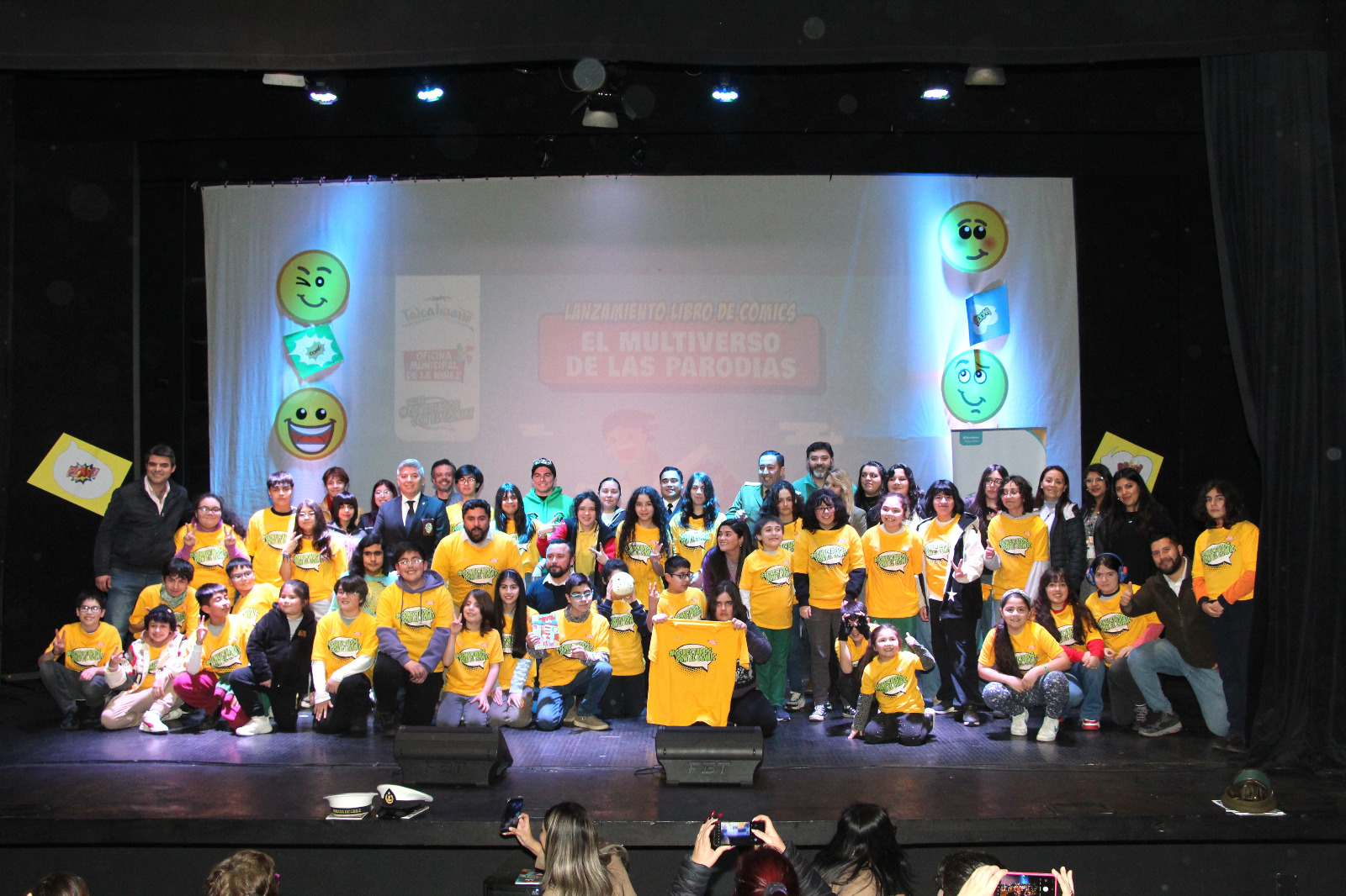 Niños y niñas de taller municipal estrenan su quinto libro de cómics