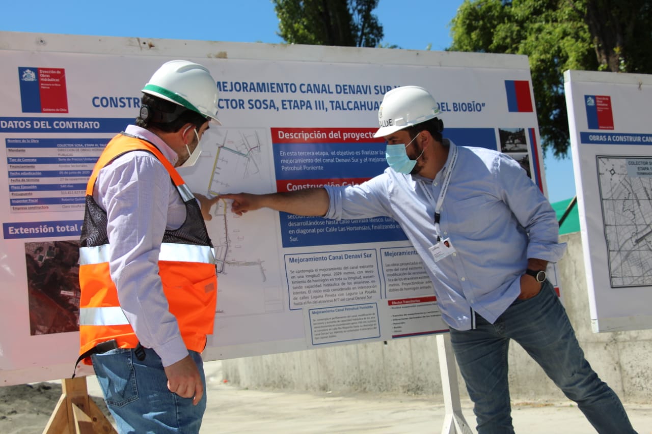 Mejoramiento del canal Denavisur y construcción del colector Sosa ya alcanzan el 14% de avance
