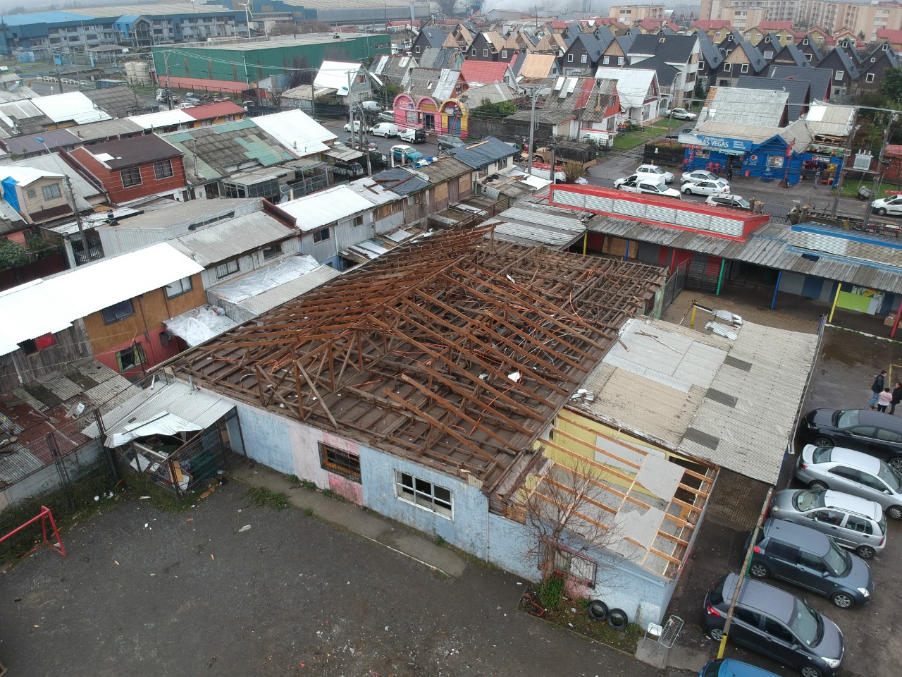 180 Alumnos de la Escuela Huertos Familiares serán reubicados en Villa Independencia: El establecimiento será reconstruido tras el paso del tornado